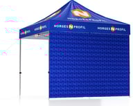 Miniatyrbilde 4 av Trykk på én side av vegg Telt Popup 3 x 3 meter inkl tak og bakvegg