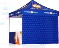 Miniatyrbilde 4 av Trykk på én side av veggene Telt Popup 3 x 3 meter inkl tak, bakvegg og to halvvegger
