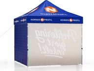 Miniatyrbilde 4 av Trykk på én side av veggene Telt Popup 3 x 3 meter inkl tak og tre vegger