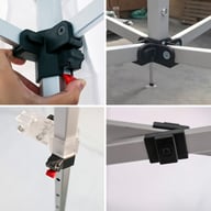 Miniatyrbilde 3 av Trykk på én side av veggene Telt Popup 3 x 3 meter inkl tak og tre vegger