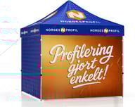 Miniatyrbilde 4 av Trykk på én side av veggene Telt Popup 3 x 3 meter inkl tak og fire vegger