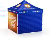 Miniatyrbilde 7 av Trykk på én side av veggene Telt Popup 3 x 3 meter inkl tak og fire vegger