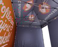 Miniatyrbilde 3 av Trykk på én side av veggene Telt Popup 4,5 x 3 meter inkl tak og fire vegger