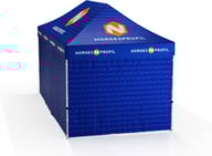 Miniatyrbilde 6 av Trykk på én side av veggene Telt Popup 6 x 3 meter inkl tak og tre vegger