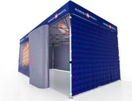 Miniatyrbilde 2 av Trykk på én side av veggene Telt Popup 6 x 3 meter inkl tak og fire vegger