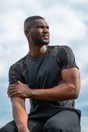 Miniatyrbilde 2 av Grå m/rød Tracker Original Superlight Cool T-skjorte