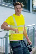 Miniatyrbilde 2 av Fluoriserende Gul Tracker Hi-Vis CoolDry T-skjorte