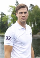 Miniatyrbilde 4 av Hvit Tracker Cool Dry Sport Pique Poloskjorte