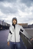 Miniatyrbilde 5 av Reflective Grey Clique Willmar Refleks Vindjakke