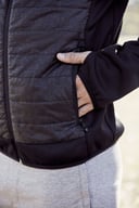 Miniatyrbilde 6 av Black/Reflective Clique Custer Refleks Vattert Jakke