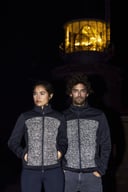 Miniatyrbilde 7 av Black/Reflective Clique Custer Refleks Vattert Jakke Dame