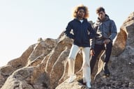 Miniatyrbilde 6 av Anthracite Melange Clique Grayland Vattert Softshelljakke