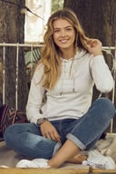 Miniatyrbilde 4 av Anthracite Melange Clique Premium Økologisk Bomull Hettegenser Dame