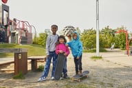 Miniatyrbilde 6 av Apple Green Clique Basic Hettegenser Barn