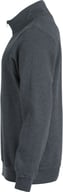 Miniatyrbilde 2 av Anthracite Melange Clique Basic Half-Zip Genser