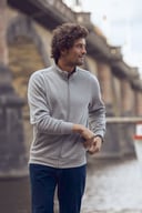 Miniatyrbilde 4 av Anthracite Melange Clique Basic Collegejakke