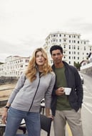 Miniatyrbilde 5 av Anthracite Melange Clique Classic Collegejakke Dame