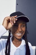 Miniatyrbilde 5 av Black Clique Davis Caps Barn