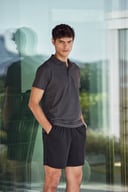 Miniatyrbilde 5 av Anthracite Melange Clique Basic Poloskjorte