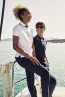 Miniatyrbilde 6 av Dark Navy/White Clique Seattle Poloskjorte