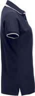 Miniatyrbilde 3 av Dark Navy/White Clique Seattle Poloskjorte Dame