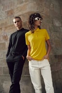 Miniatyrbilde 4 av Anthracite Melange Clique Manhattan Poloskjorte Dame