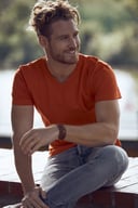 Miniatyrbilde 4 av Apple Green Clique Basic-T V-Hals T-skjorte