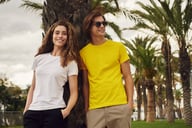 Miniatyrbilde 4 av Anthracite Melange Clique Classic OC-T Økologisk Bomull T-skjorte