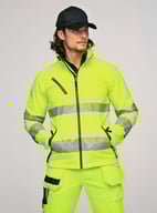 Miniatyrbilde 6 av Orange Jobman 1202 Hi-Vis KL 3 Softshell Jakke