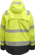 Miniatyrbilde 1 av Yellow/Black Jobman 1235 Hi-Vis Vinterjakke