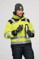 Miniatyrbilde 6 av Orange/Black Jobman 1347 Hi-Vis KL. 3 Vinterjakke