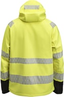 Miniatyrbilde 1 av Yellow/Black Jobman Hi-Vis Softshell  Jakke