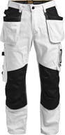Miniatyrbilde 2 av White/Black Jobman Bomull Malerbukse