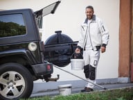 Miniatyrbilde 5 av White/Black Jobman Bomull Malerbukse