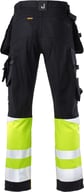 Miniatyrbilde 1 av Black/HV Yellow Jobman 2134 Core Stretch Håndverksbukse