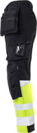 Miniatyrbilde 3 av Black/HV Yellow Jobman 2134 Core Stretch Håndverksbukse