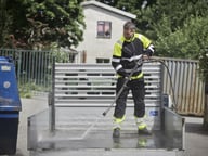 Miniatyrbilde 12 av Black/HV Yellow Jobman 2134 Core Stretch Håndverksbukse