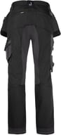 Miniatyrbilde 1 av Black/Black Jobman 2164 Stretch Håndverksbukse Arbeidsbukse