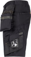 Miniatyrbilde 2 av Black/Black Jobman Stretch Arbeidsshorts