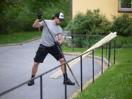 Miniatyrbilde 4 av Black/Black Jobman Stretch Arbeidsshorts