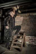 Miniatyrbilde 6 av Black Jobman 2191 Stretch Håndverksbukse