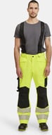 Miniatyrbilde 3 av Yellow/Black Jobman Hi-Vis Vinter Arbeidsbukse