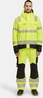 Miniatyrbilde 13 av Yellow/Black Jobman Hi-Vis Vinter Arbeidsbukse
