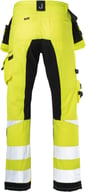 Miniatyrbilde 1 av Yellow/Black Jobman 2240 Stretch Varsel Håndverksbukse