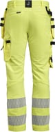 Miniatyrbilde 1 av Yellow/Black Jobman 2291 Stretch Varsel Håndversbukse