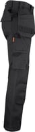 Miniatyrbilde 4 av Black/Black Jobman 2312 Håndverksbukse