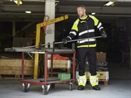 Miniatyrbilde 5 av Black/HV Orange Jobman  Kl 1 Hi-Vis  Arbeidsbukse