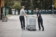 Miniatyrbilde 6 av Black/Black Jobman Bomull og Polyester Arbeidsbukse