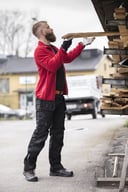 Miniatyrbilde 6 av Black/Black Jobman 2322 Håndverksbukse