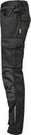 Miniatyrbilde 2 av Black/Black Jobman 2326 Stretch Håndverksbukse